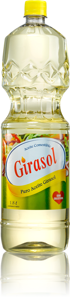 Botella de aceite de girasol Aceite Rico de 1.8 litros