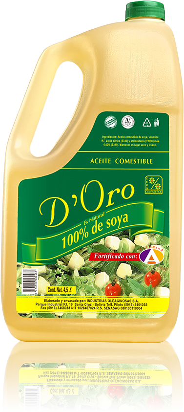 Botella de aceite D’Oro de 4.5 litros